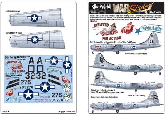 Kits-World KW172219 1:72 Boeing B-29 Superfortress