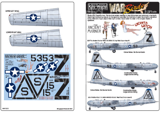 Kits-World KW172222 1:72 Boeing B-29 Superfortress