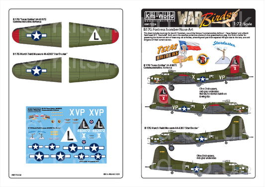 Kits-World KW172224 1:72 Boeing B-17G Flying Fortress