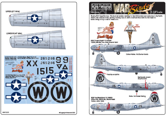 Kits-World KW172225 1:72 Boeing B-29 Superfortress