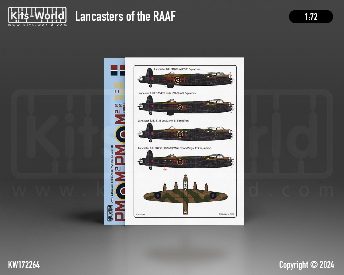 Kits-World 172264 1:72 Avro Lancaster B.III of the RAAF