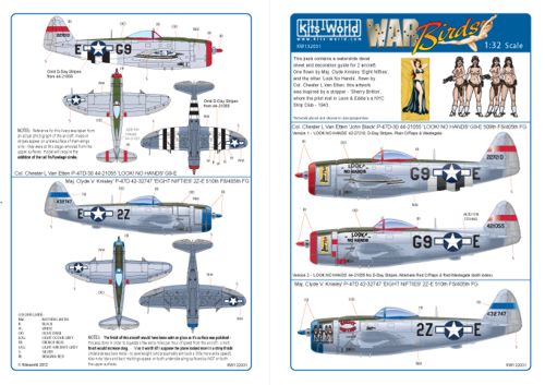 Kits-World KW132031 1:32 Republic P-47D Thunderbolt