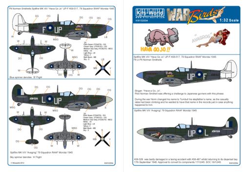 Kits-World KW132034 1:32 Supermarine Spitfire Mk.VIII