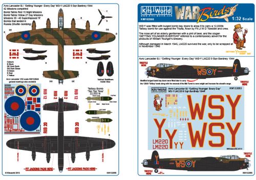 Kits-World KW132055 1:32 Avro Lancaster B.I/III