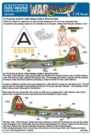 Kits-World KW132080 1:32 Boeing B-17G Flying Fortress