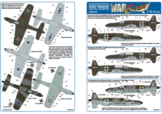 Kits-World KW132104 1:32 Dornier Do-335A