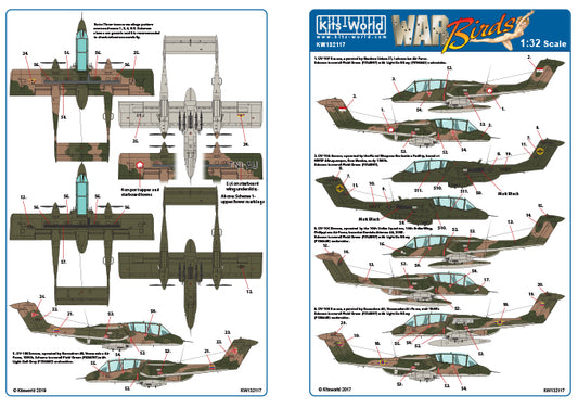 Kits-World KW132117 1:32 North-American/Rockwell OV-10F Bronco