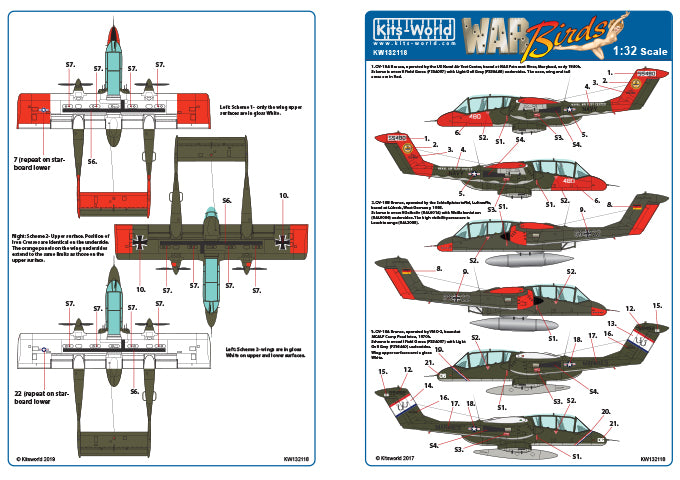 Kits-World KW132118 1:32 North-American/Rockwell OV-10A Bronco