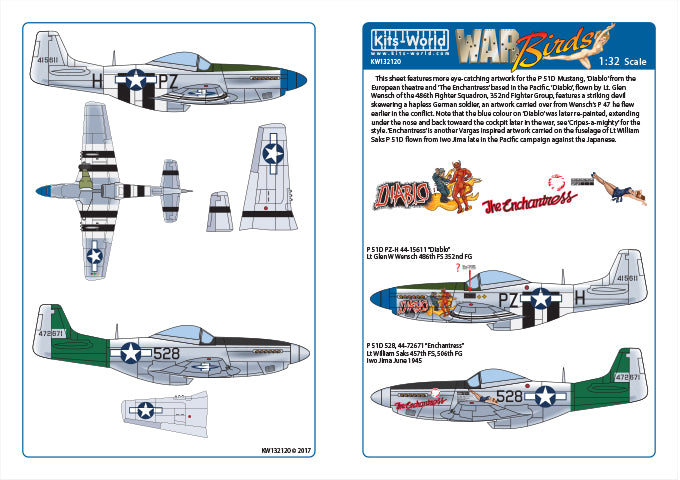 Kits-World KW132120 1:32 North-American P-51D Mustang