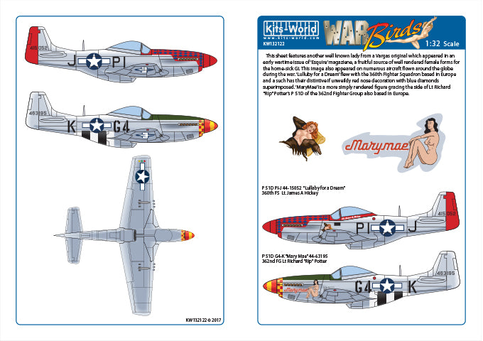 Kits-World KW132122 1:32 North-American P-51D Mustang