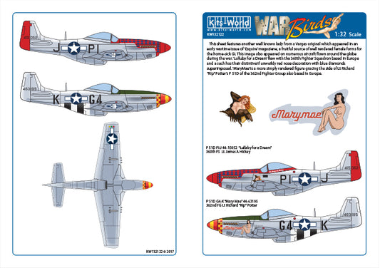 Kits-World KW132122 1:32 North-American P-51D Mustang