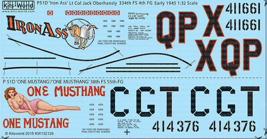 Kits-World KW132129 1:32 North-American P-51D Mustang