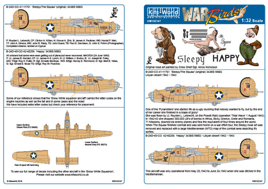 Kits-World KW132147 1:32 Consolidated B-24D Liberator