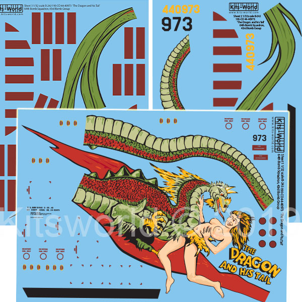 Kits-World KW132150 1:32 Consolidated B-24J Liberator