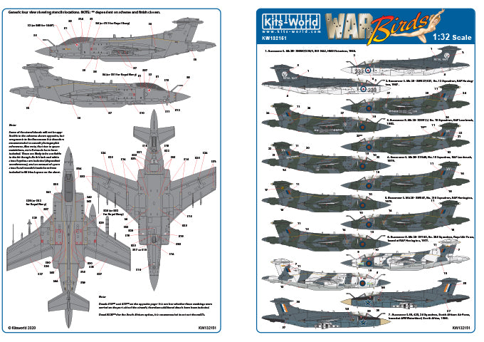 Kits-World KW132151 1:32 Blackburn Buccaneers RAF and other Operators