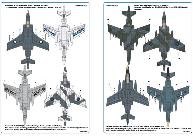 Kits-World KW132151 1:32 Blackburn Buccaneers RAF and other Operators