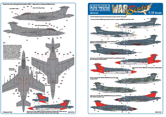 Kits-World KW132152 1:32 Blackburn Buccaneers S Mk.2 Mk.2A Mk.2B