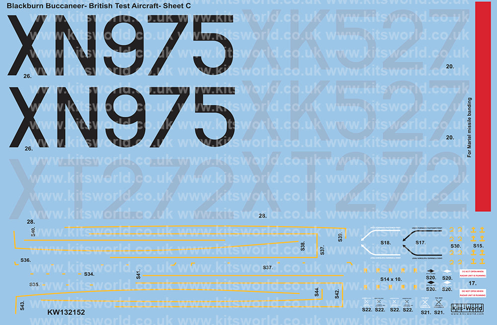Kits-World KW132152 1:32 Blackburn Buccaneers S Mk.2 Mk.2A Mk.2B
