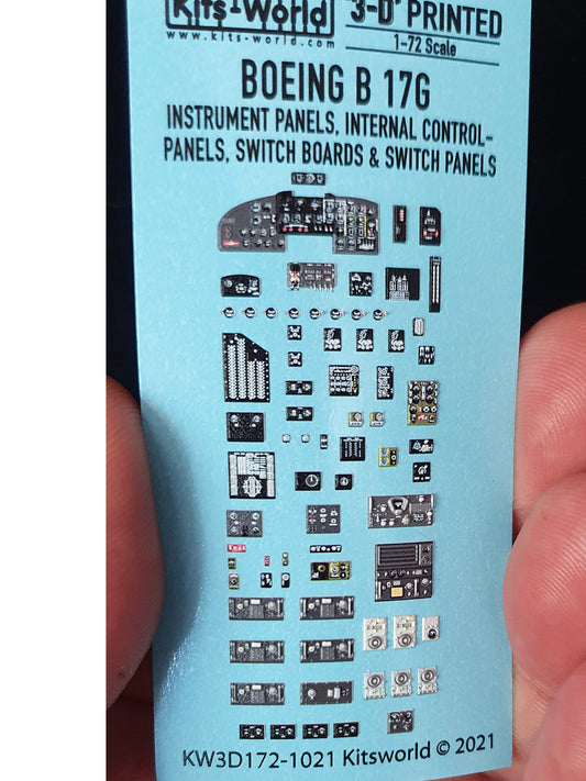 Kits-World KW3D1721021 1:72 B-17G Flying Fortress 3D Full colour Instrument Panel