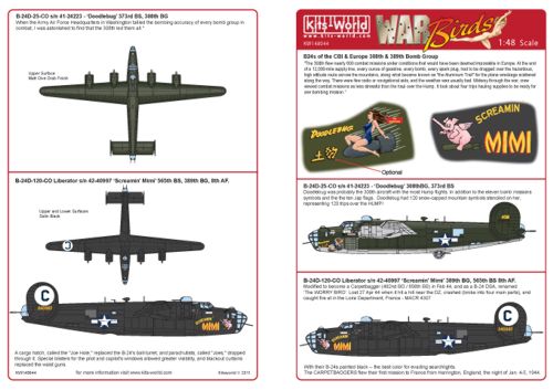 Kits-World KW148044 1:48 Consolidated B-24D Liberator