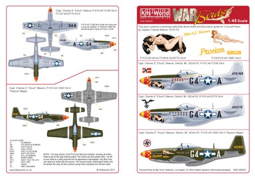 Kits-World KW148055 1:48 North-American P-51D Mustang