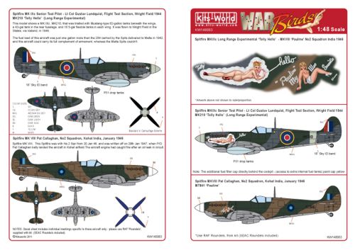 Kits-World KW148063 1:48 Supermarine Spitfire Mk.IXc