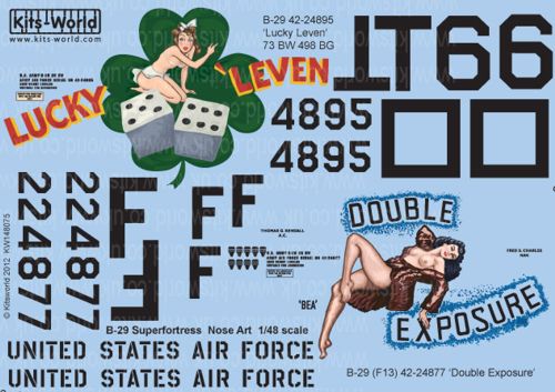 Kits-World KW148075 1:48 Boeing B-29A Superfortress