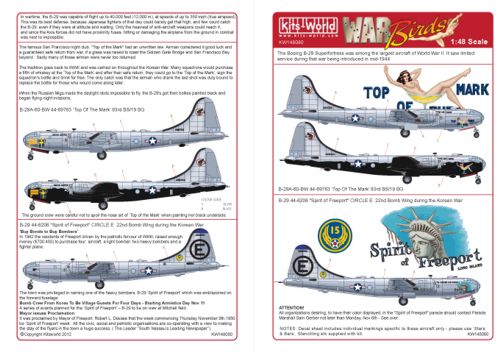 Kits-World KW148080 1:48 Boeing B-29A Superfortress