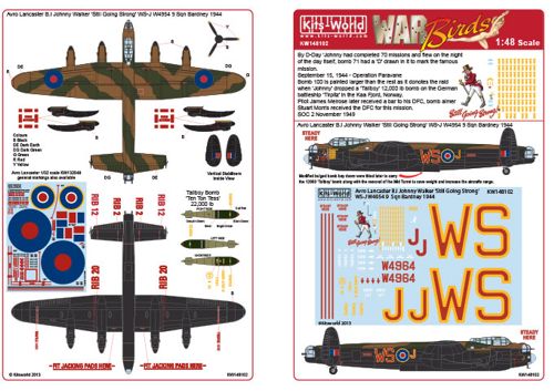 Kits-World KW148102 1:48 Avro Lancaster B.I/III