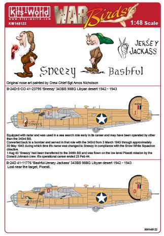 Kits-World KW148122 1:48 Consolidated B-24D Liberator