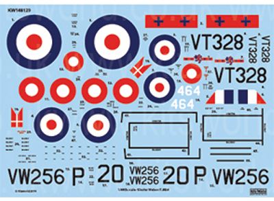 Kits-World KW148129 1:48 Gloster Meteor F.4