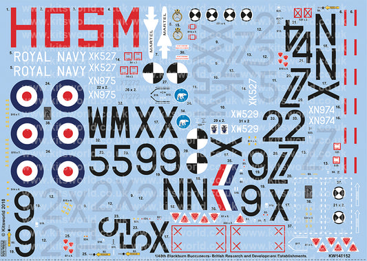 Kits-World KW148152 1:48 Blackburn Buccaneers S. Mk.2/Mk.2A/Mk.2B