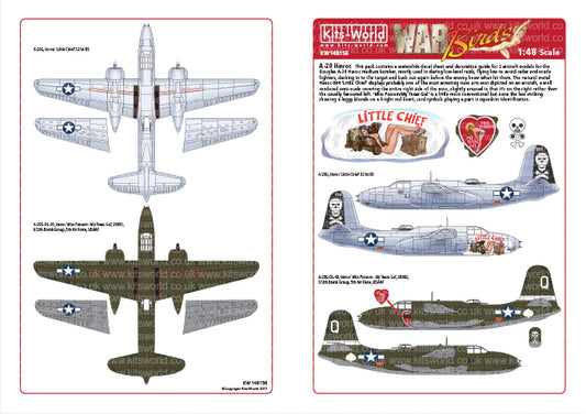 Kits-World KW148156 1:48 Douglas A-20 Havocs