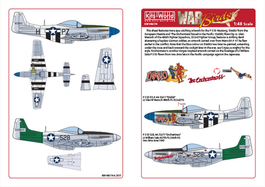 Kits-World KW148174 1:48 North-American P-51D Mustang