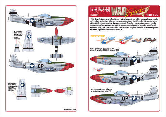 Kits-World KW148175 1:48 North-American P-51D Mustang