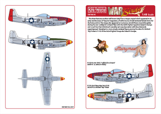 Kits-World KW148176 1:48 North-American P-51D Mustang