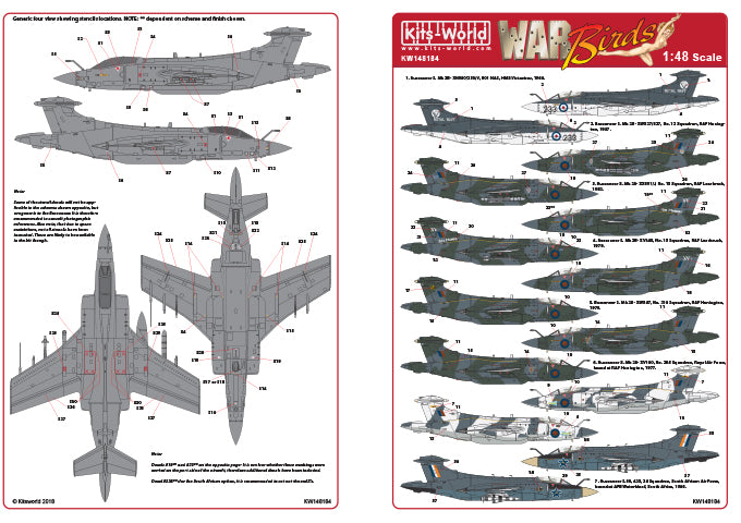 Kits-World KW148184 1:48 Blackburn Buccaneers S. Mk.2/Mk.2A/Mk.2B