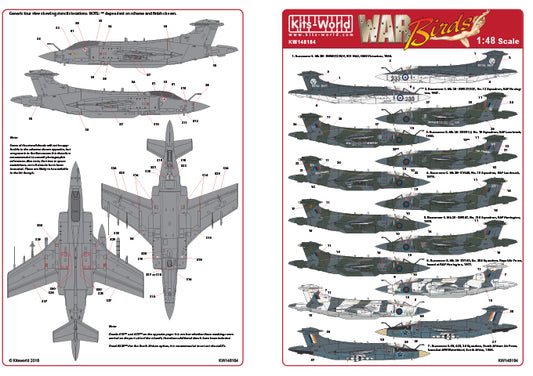 Kits-World KW148184 1:48 Blackburn Buccaneers S. Mk.2/Mk.2A/Mk.2B