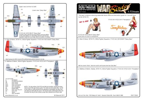 Kits-World KW172048 1:72 North-American P-51D Mustang