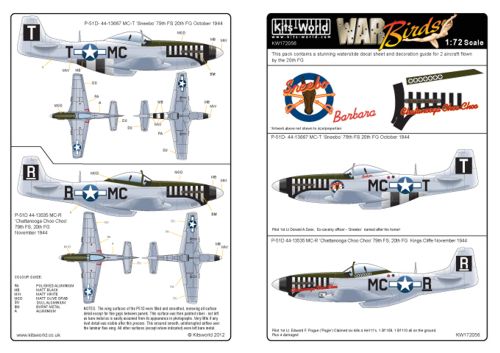 Kits-World KW172056 1:72 North-American P-51D Mustang