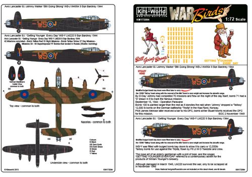 Kits-World KW172094 1:72 Avro Lancaster B.I/III