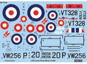 Kits-World KW172102 1:72 Gloster Meteor Mk.IV F.4