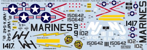 Kits-World KW172103 1:72 McDonnell F-4B Phantom