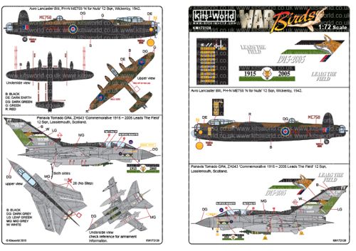 Kits-World KW172126 1:72 Avro Lancaster B.I/III