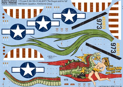 Kits-World KW172128 1:72 Consolidated B-24J Liberator