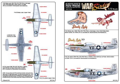 Kits-World KW172139 1:72 North-American P-51D Mustang