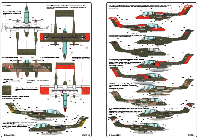 Kits-World KW172141 1:72 North-American Rockwell OV-10 Bronco