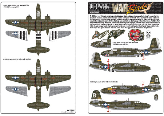 Kits-World KW172145 1:72 Douglas A-20 Havoc