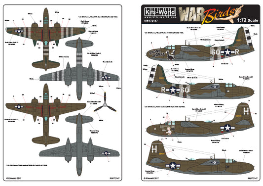 Kits-World KW172147 1:72 Douglas A-20G Havoc