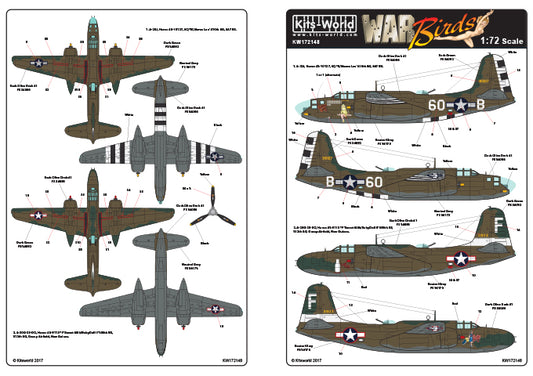 Kits-World KW172148 1:72 Douglas A-20J Havoc